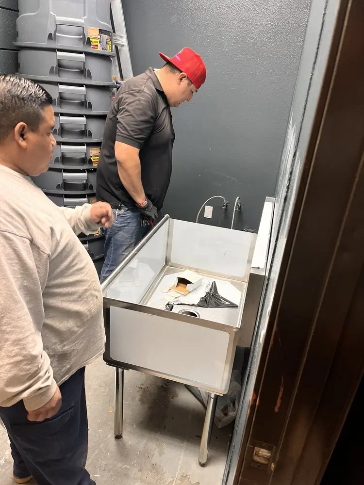 Commercial plumbing and sink installation in Albert Lea